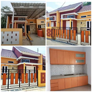 Rumah cantik free pagar atau canopi