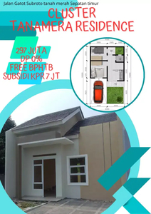 Rumah cantik ready stok tanpa Dp free Bphtb Cluster Tanamera Resident