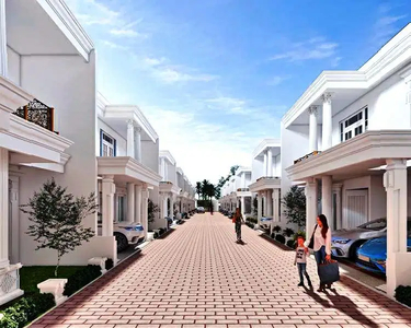 Rumah cluster mewah clasic american style colomadu solo