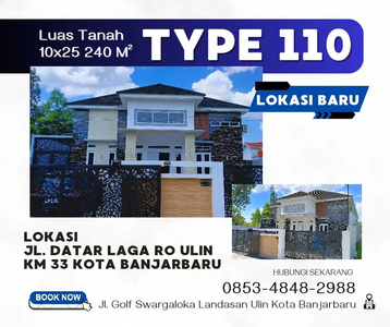 Rumah di KM 33 Banjarbaru harga murah kualitas bersaing