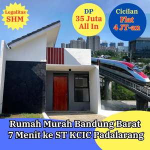 Rumah Dijual Cicilan Flat 4 Juta-an Legalitas SHM di Bandung Barat