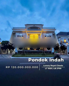 Rumah dijual Mewah di Pondok Indah Jakarta Selatan