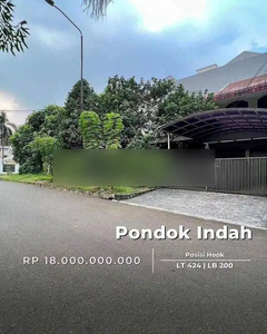 Rumah Hitung Tanah Murah di Pondok Indah Jakarta Selatan