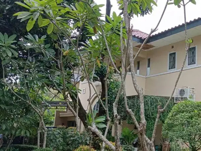 Rumah Hook 2 Lantai Rapi Kokoh Asri Adem di Taman Giri Loka BSD