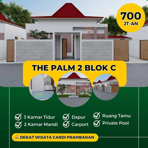 Rumah Mewah Etnic Modern Bonus Pool Cantik di Prambanan