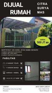 RUMAH MURAH SECOND