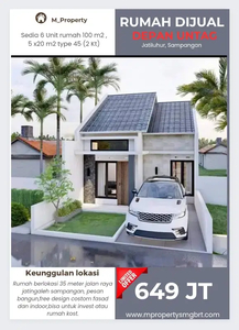 Rumah Sampangan Semarang Depan Untag dkt Unika & Akpelni