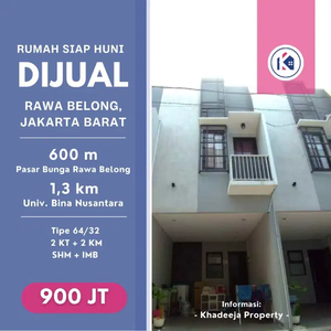 Rumah Siap Huni di Area Komersil Jakarta Barat