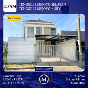 Rumah Tenggilis Mejoyo Baru Gres Modern dkt Rungkut Ubaya Panjang Jiwo
