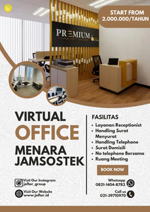SEWA VIRTUAL OFFICE FASILITAS LENGKAP MENARA JAMSOSTEK