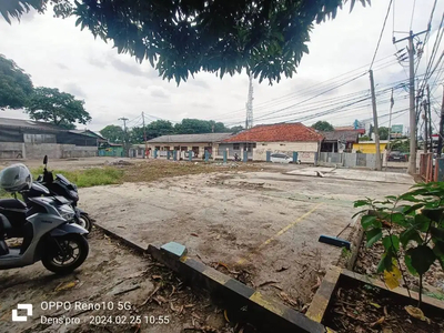 Tanah Hoek Pinggir Jalan Besar, 6KM dari Toll Bekasi Barat