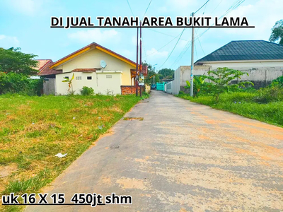 tanah kapling murah lokasi bukit lama palembang