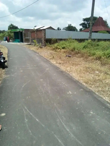 Tanah pekarangan murah samping resto Bendosari