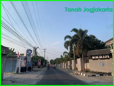 Tanah Siap Balik Nama di Utara Bandara Adisucipto Jl Solo Jogja
