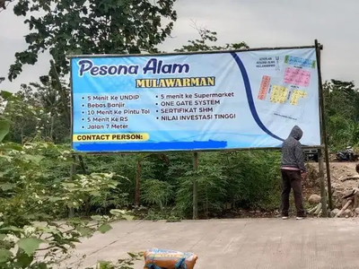 Tanah Strategis di Tembalang Semarang Dekat Undip Cocok untuk Kos