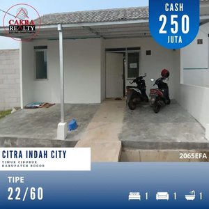 Citra Indah City Rumah full renovasi siap huni