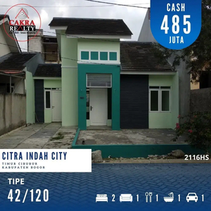 Citra Indah City Rumah semi real estate full renovasi siap huni