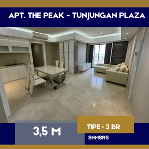 Connect Tunjungan Plaza‼️The Peak Residence 3 BR Pusat Kota