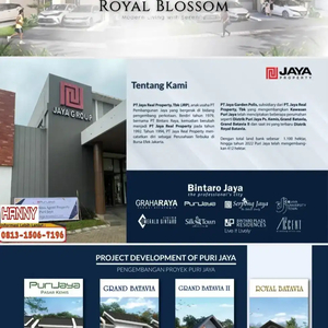 ROYAL BATAVIA Blossom,Rumah elite Ramah kantong