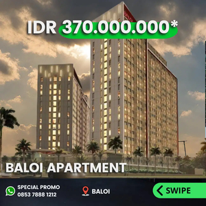 Dijual Apartemen Baru Murah Baloi Apartment Batam Center