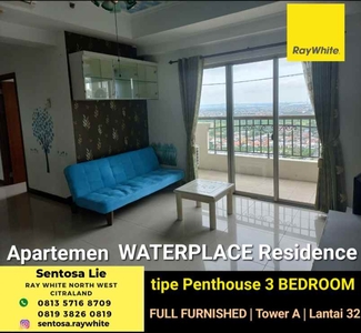 Dijual Apartemen Waterplace Residence Tipe Pethouse 3 Br Full Furnish