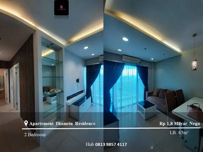 Dijual Apartement Thamrin Residence Middle Floor 2BR Full Furnished