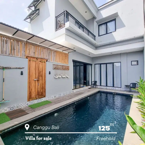 dijual cepat villa minimalis modern Canggu Bali