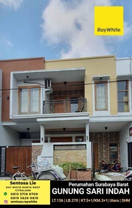 Dijual Rumah Gunung Sari Indah - Kedurus - Karang Pilang - Surabaya