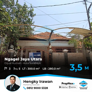 Dijual Rumah Pojok Ngagel Jaya Utara