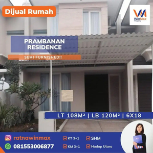 Dijual Rumah Prambanan Residence semi furnished