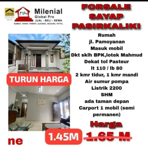 Dijual Rumah Sayap Pasir Kaliki Bandung