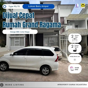 Dijual / Take Over Cepat
Rumah GRAND GARAMA - Batu Ampar