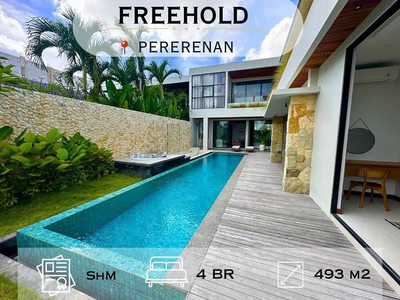 Dijual Villa Modern Dengan View Sawah Di Pererenan, Bali