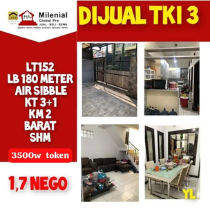 JUAL CEPAT RUMAH NYAMAN DI TKI 3