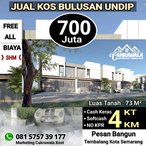 JUAL KOST UNDIP TEMBALANG 700JUTA