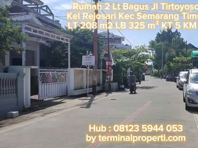 Jual Murah, Rumah Bagus 2 Lt di Jl Tirtoyoso Kel Rejosari Semarang