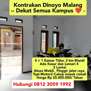 Kontrakkan Sewa Rumah 5 Kamar Perabot