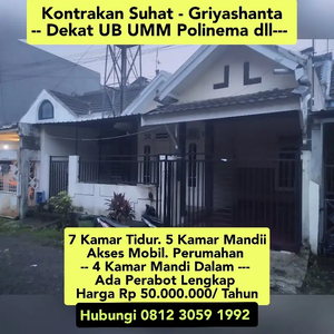 Kontrakkan Sewa Rumah Suhat Full Furnish