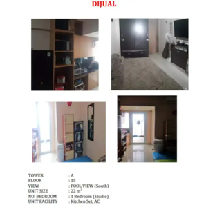 MURAH !!! Apartemen Bintaro Parkview (TOWER A)