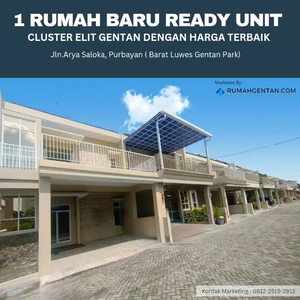 Ready Unit Rumah Cluster Gentan 900 Batat Luwes Gentan Park, Strategis