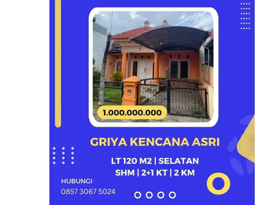 Rumah 1,5 lantai Griya Kencana Asri Rungkut Surabaya