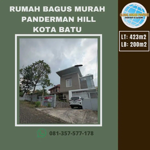 Rumah Bagus Murah 2 Lt Luas Nego View Bukit Panderman Kota Batu