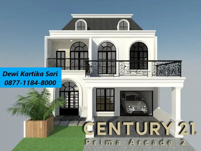 Rumah Baru Desain American Style di Mandar Bintaro Jaya SC-11183