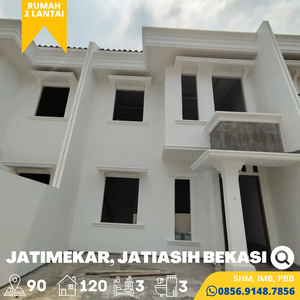 Rumah dijual Baru 2 Lantai Kodau Jatiasih, Bekasi dekat Tol Jatibening