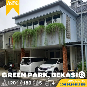 Rumah dijual Murah 2 Lantai Green Park, Bekasi dekat ke Tol Jatiwarna