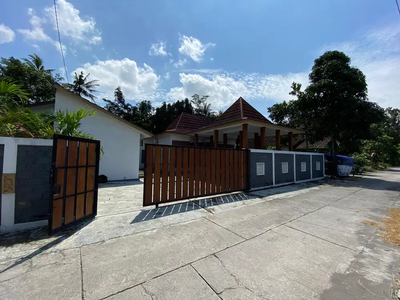 Rumah Joglo Tanah Luas Full Furnished diutara Jl Jogja Solo