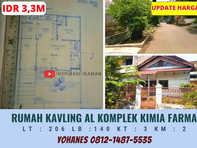 Rumah Kavling Al Komplek Kimia Farma Pondok Bambu Duren Sawit