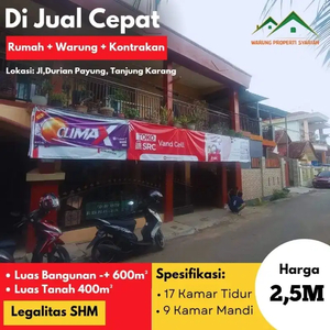 rumah kosan 17 kamar dekat central plaza