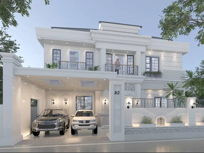 rumah mewah di kawasan elit kota pekanbaru dekat dengar Rs eka hospita