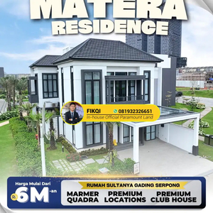 Rumah Mewah Matera Residences Full Marmer 12x25